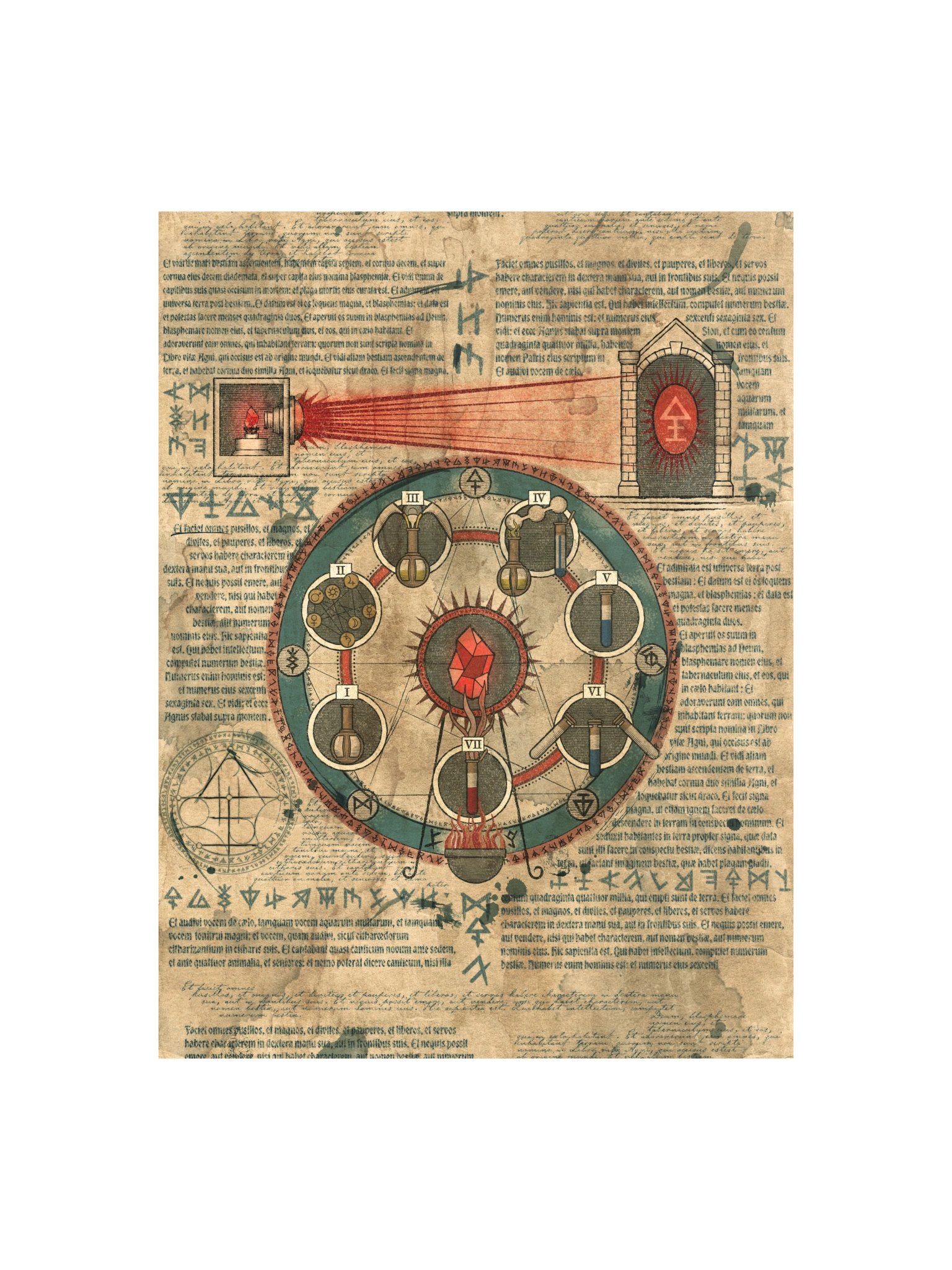 Ghost Town - Alchemy parchment product image (1)