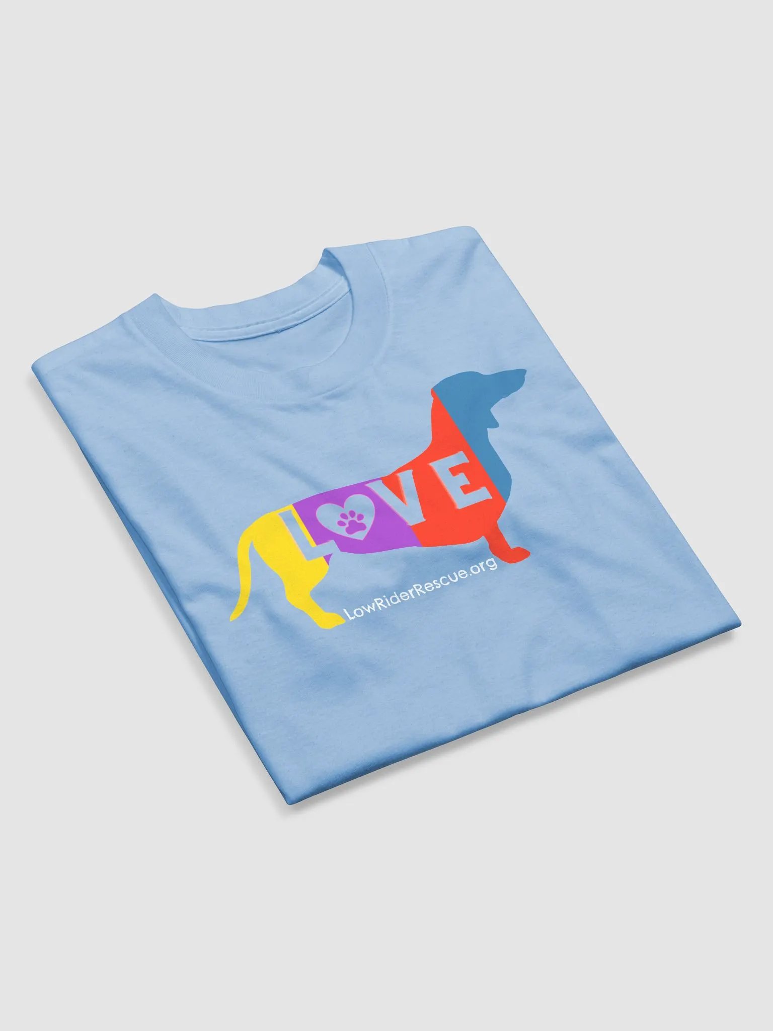 LOVE Dachshunds - colorful doxie t-shirt product image (4)