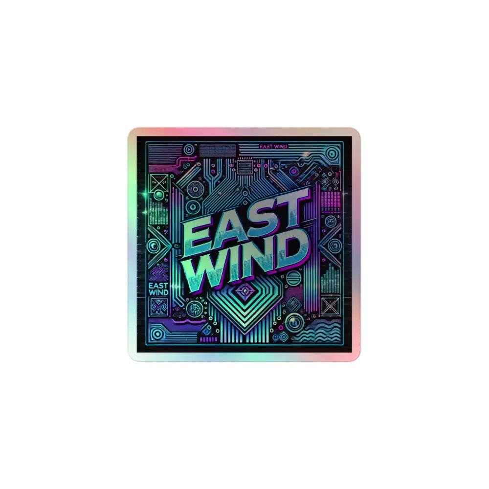 East Wind Holo Sticker product image (1)