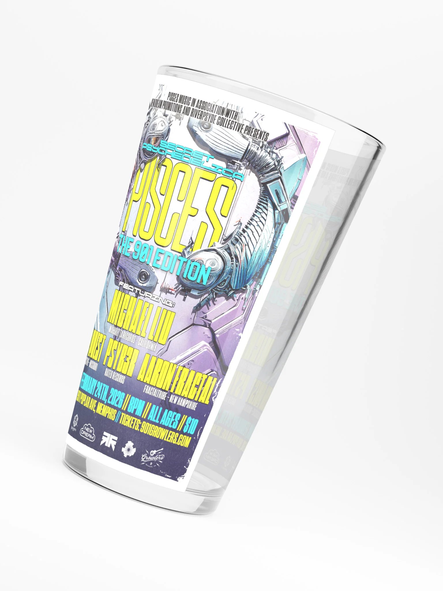Pisces: the 901 Edition Shaker Pint Glass product image (4)