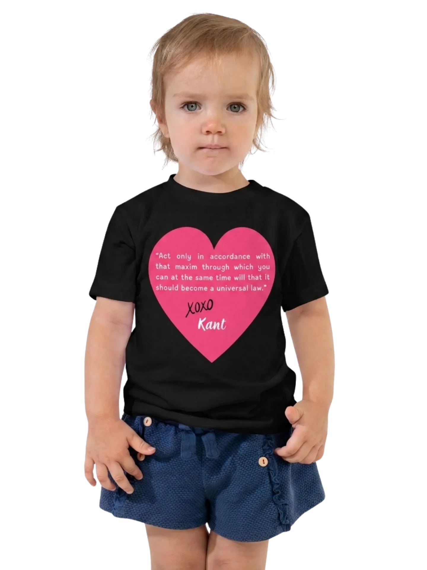 Kant's Categorical Imperative - Philosophy Toddler T-Shirt in Black product image (2)