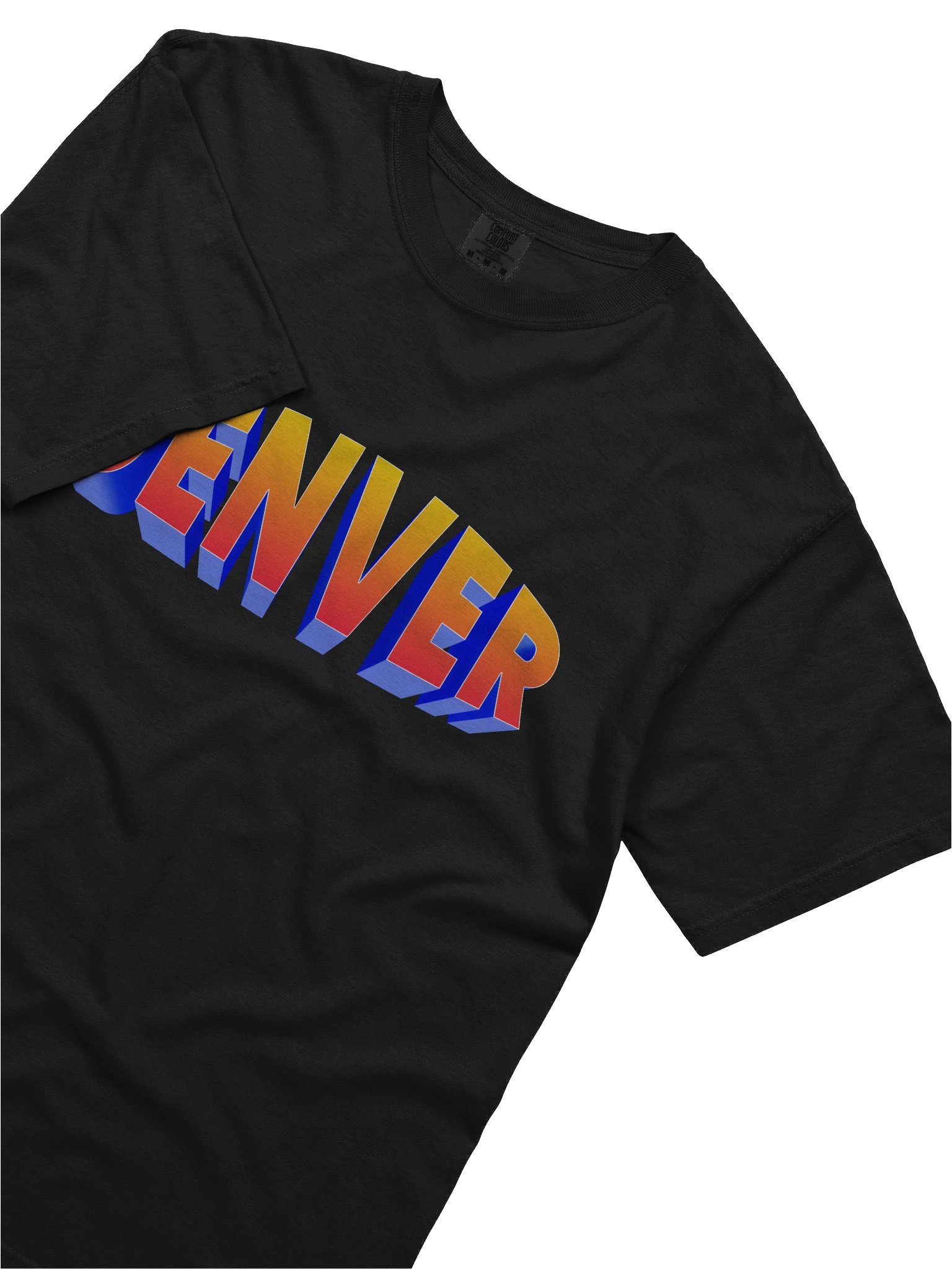 DENVER 3D Block Comfort Colors Tee product image (5)