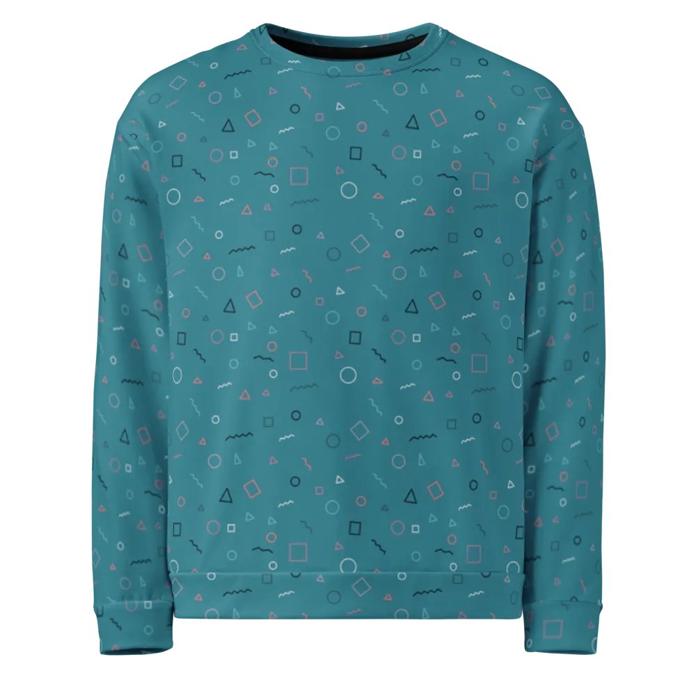 Turquoise Shapes Shirt product image (1)