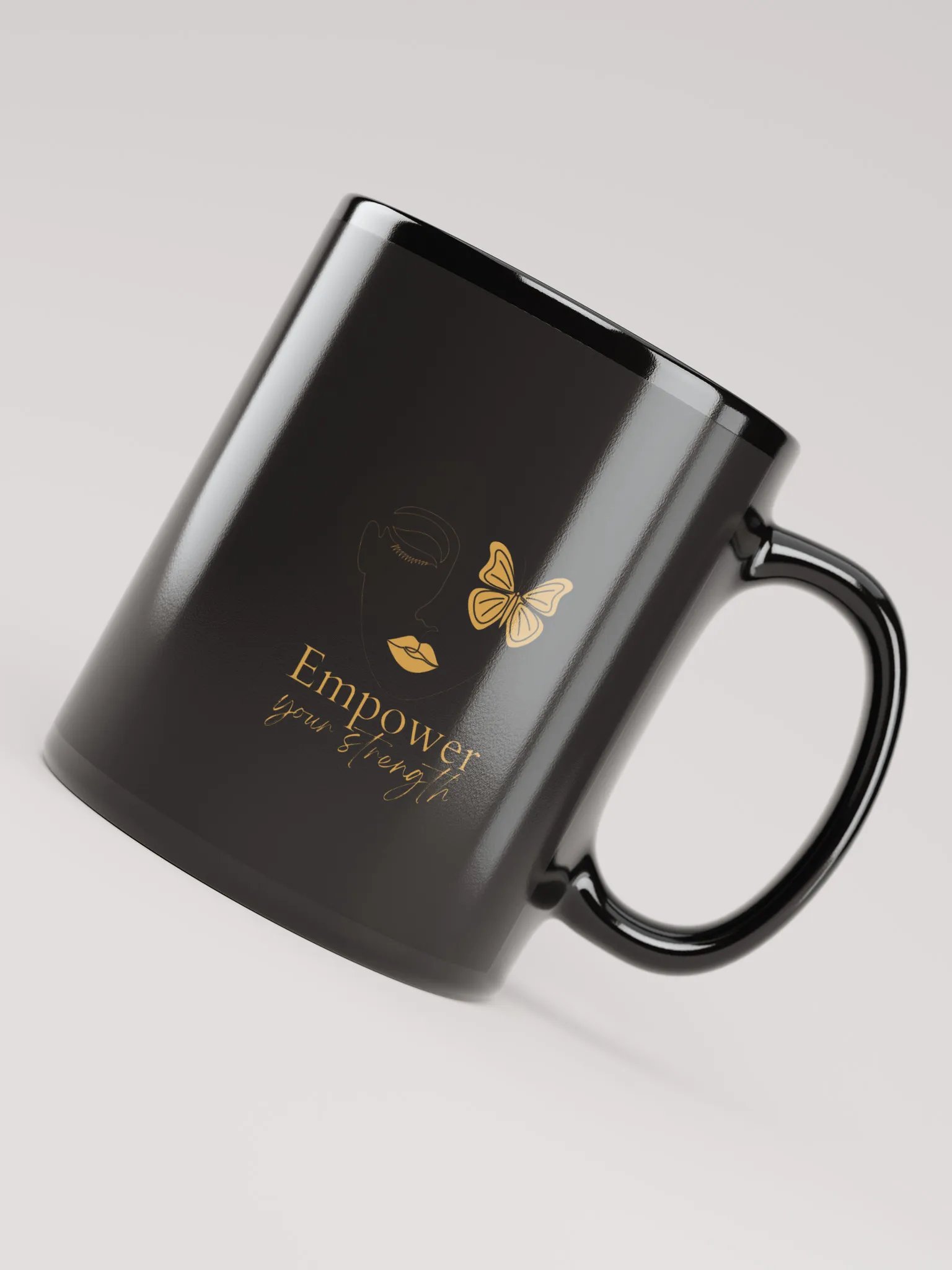 Black Glossy Mug GMFB0122 product image (4)