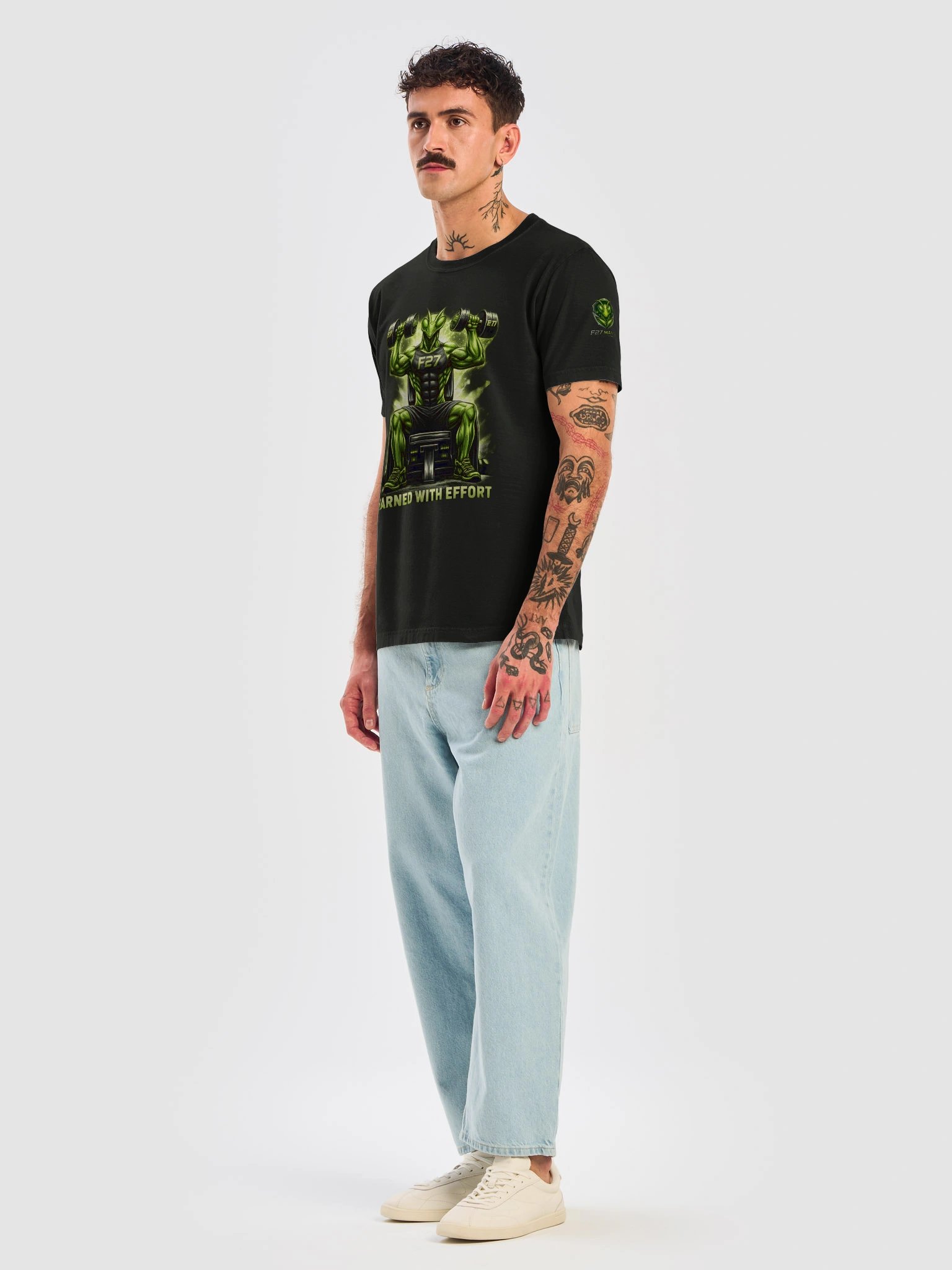 EARNED WITH EFFORT — F27 Mantis Gym Tee product image (39)