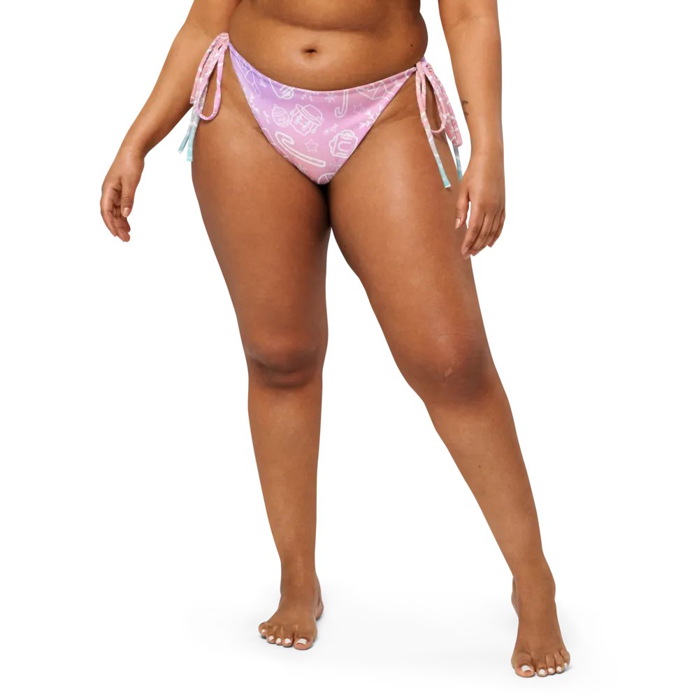 Limited Edition Christmas Tie Die String Bikini Bottom product image (1)