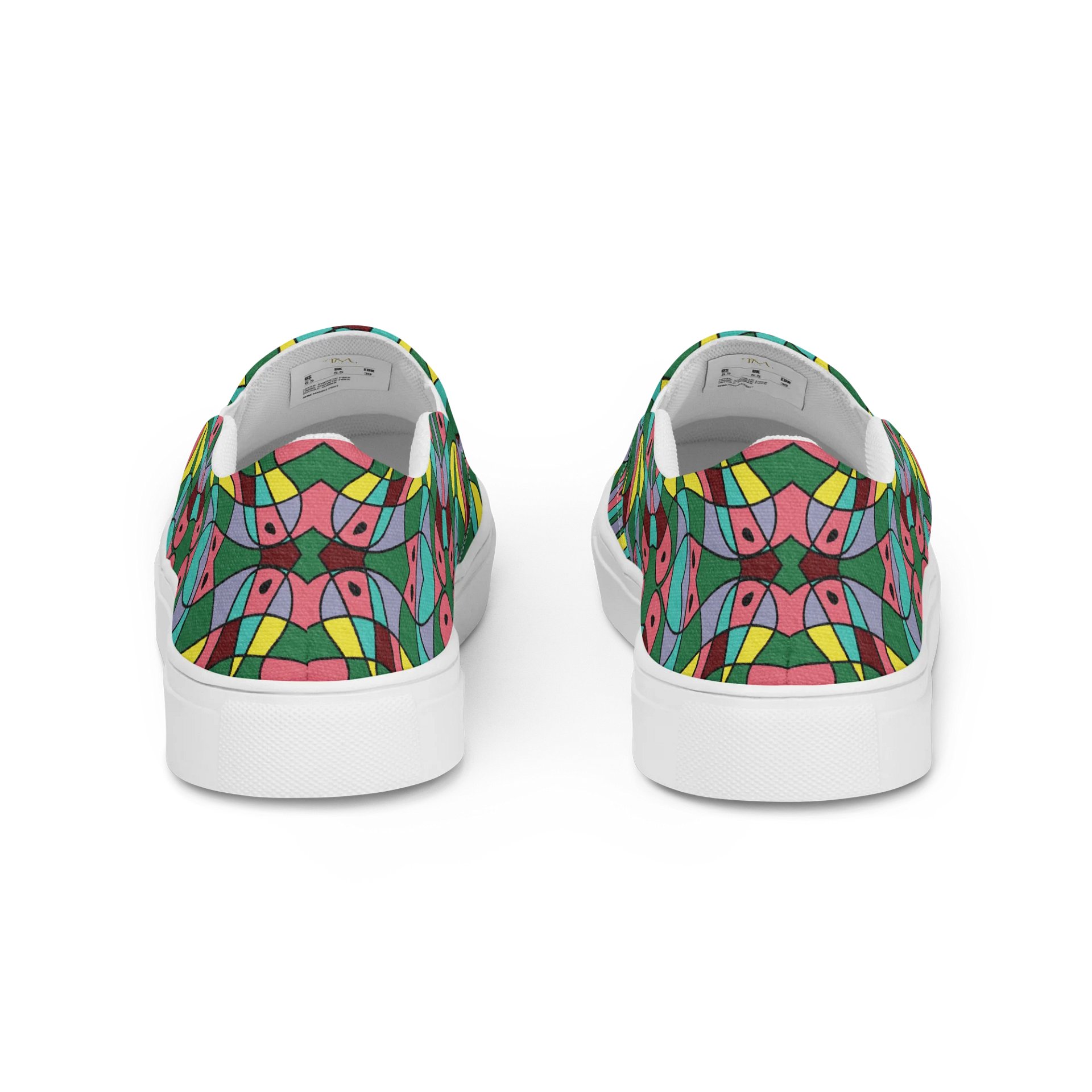 Watermelon Bloom – Men's Slip-On Canvas Shoes product image (5)