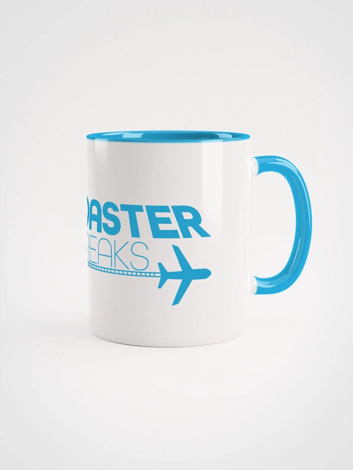 Coaster Breaks Ceramic White and Blue Mug product image (1)