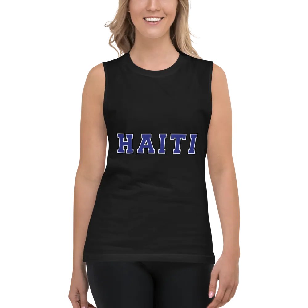 Haiti Varsity Muscle Tank product image (4)