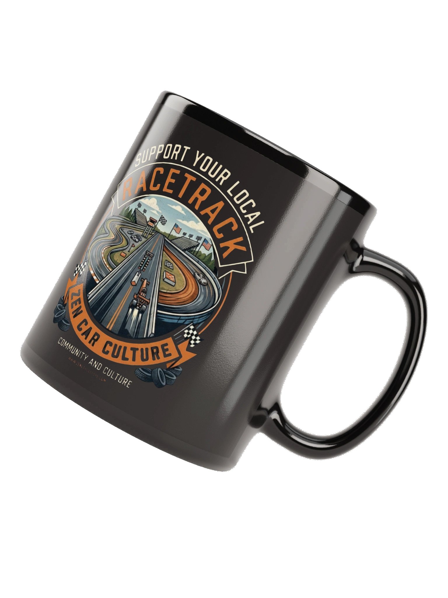 THE HEART OF RACING – SUPPORT YOUR LOCAL RACETRACK MUG product image (12)