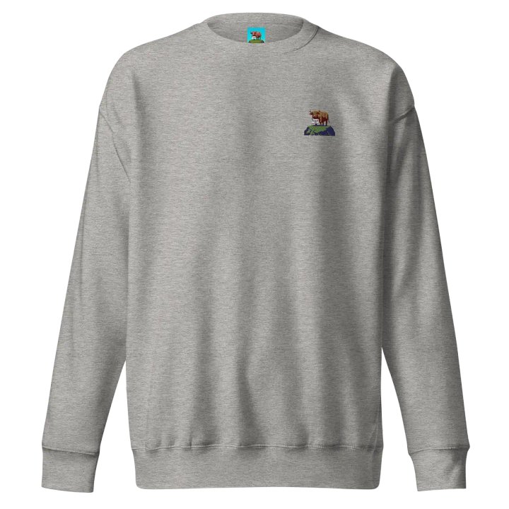 Ethereum is good image crewneck (grey) product image (1)
