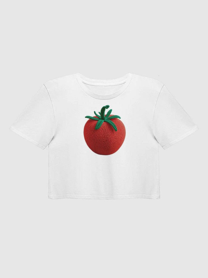 CozyAvocado Women's Premium Tomato Crop Top #7 product image (1)