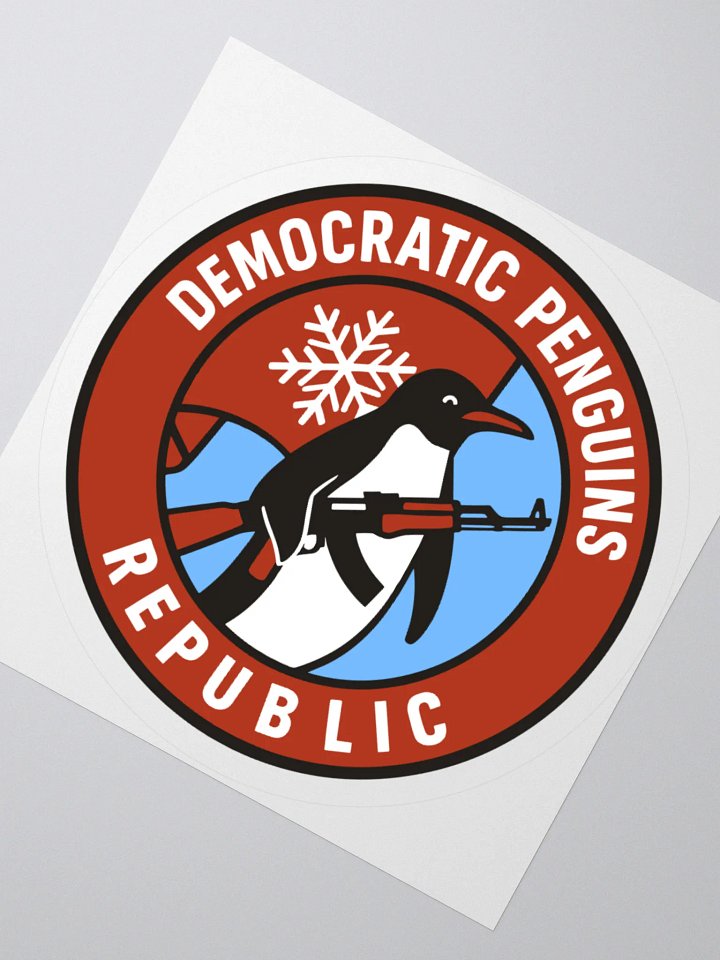Sticker of the Democratic Penguins Republic product image (3)