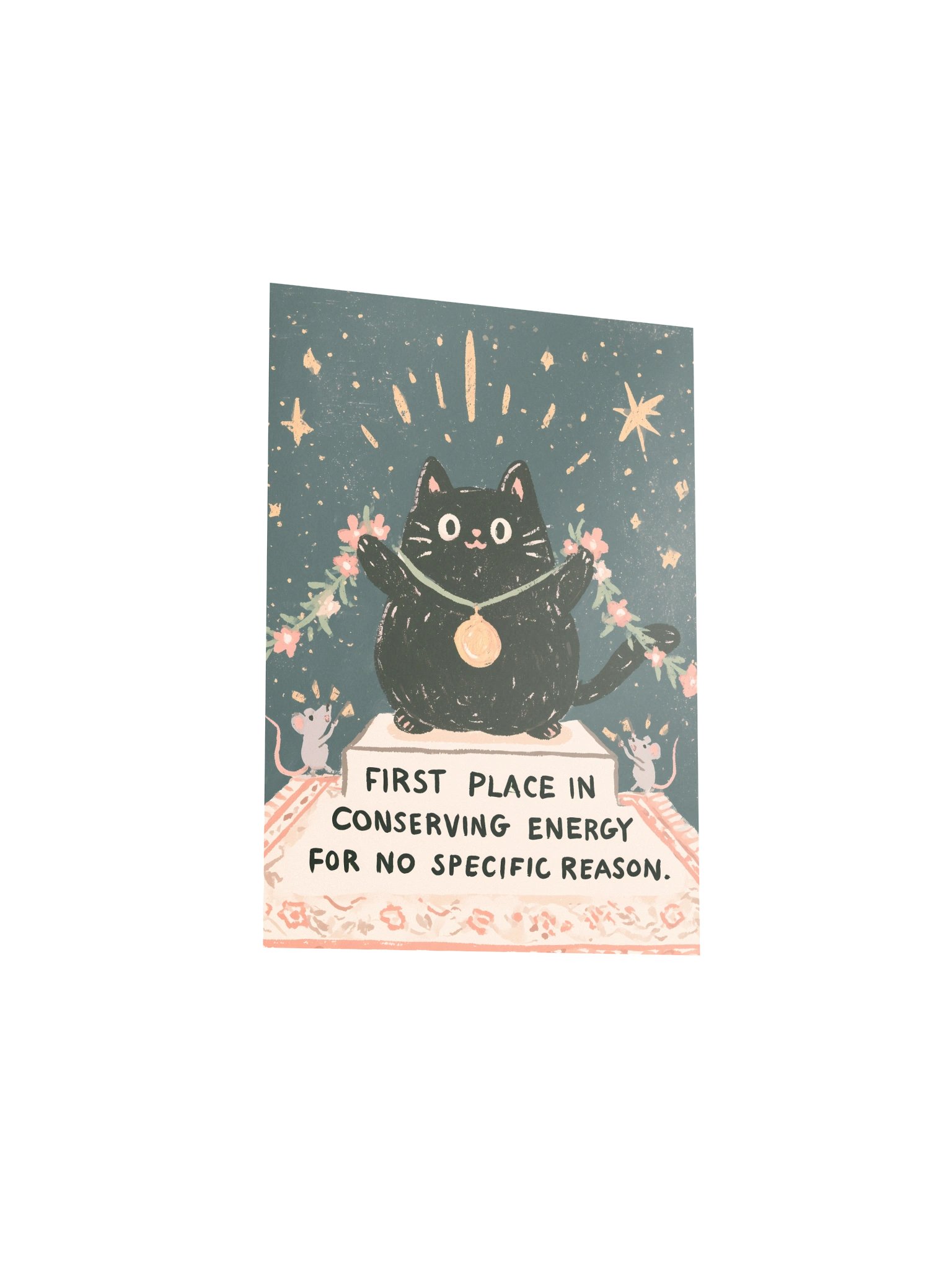 First Place in Energy Saving Cat Poster product image (22)