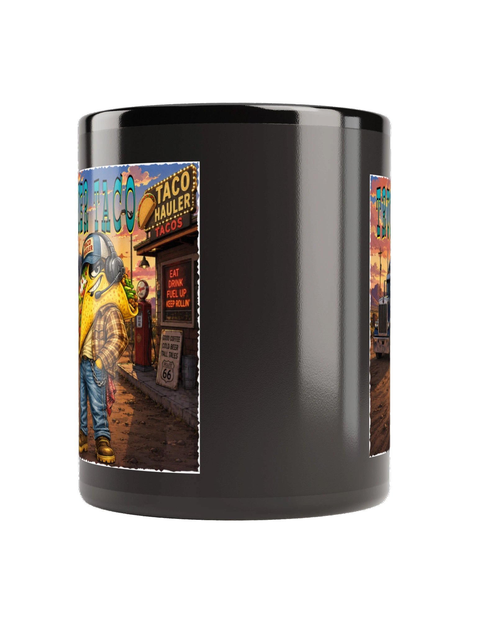 Trucker Taco Glossy Mug product image (4)