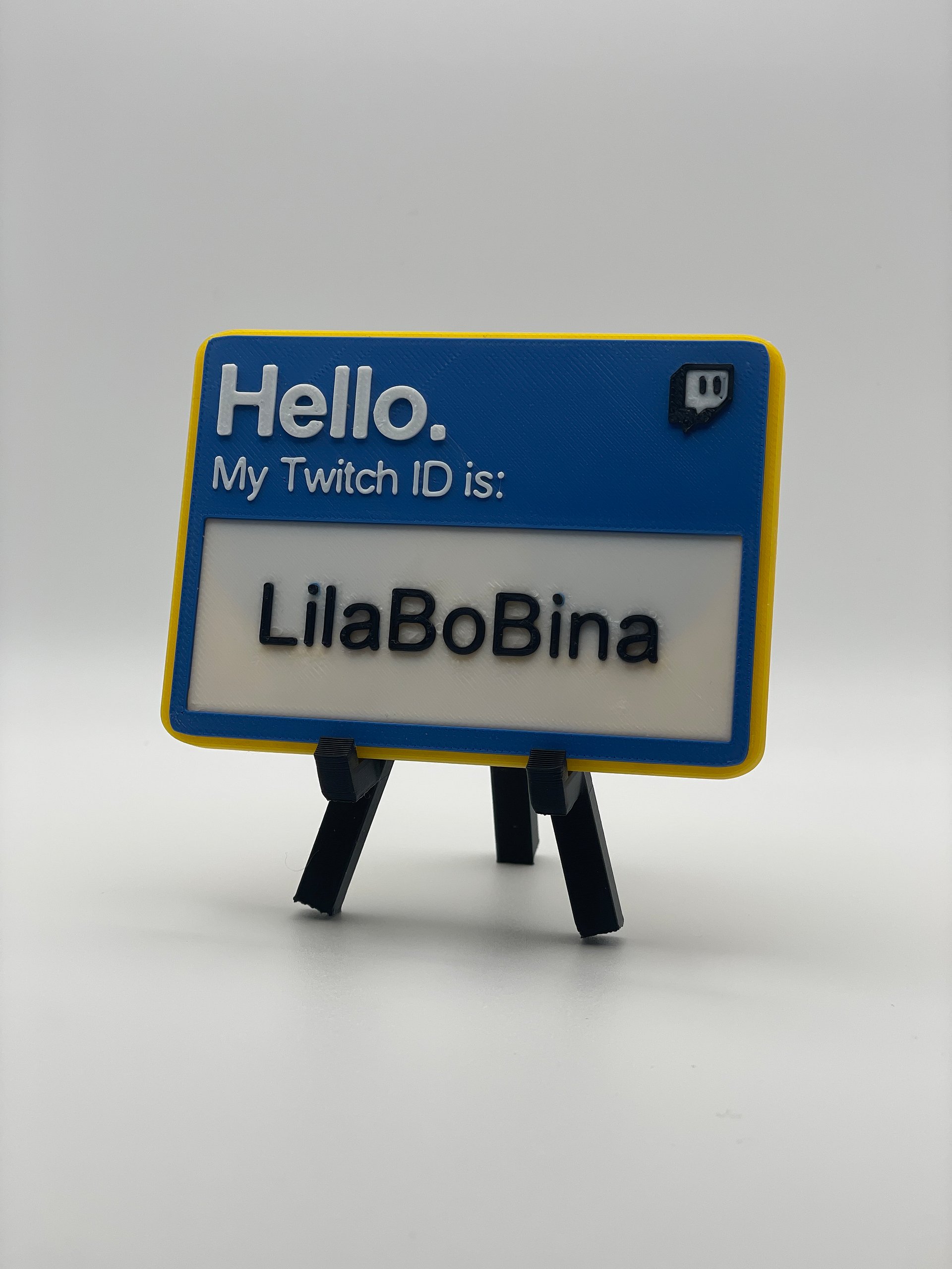 [Duo-Tone] Custom Creator Nametag product image (1)