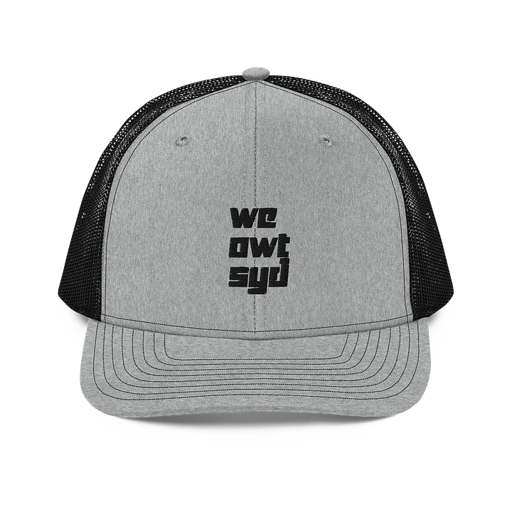 WeOwtsyd Trucker Hat - Grey Black product image (1)