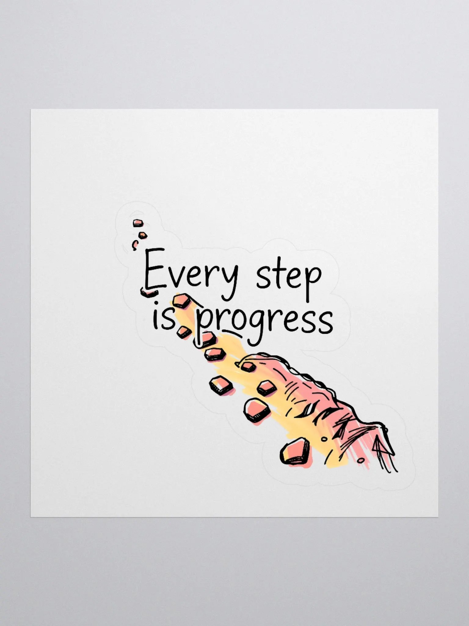 Path of Progress Kiss Cut Stickers product image (1)