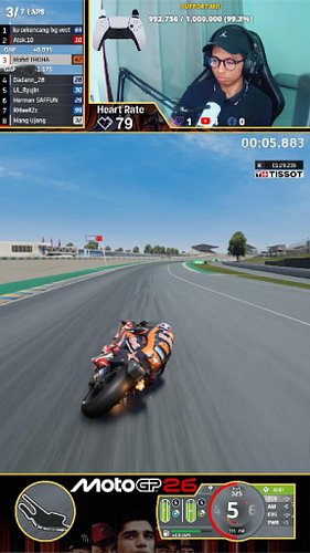 Le Mans battle ⚔️ @atok.10 🥶 | #motogp #motogp24 #motogp26 #thohamaingame #fypシ