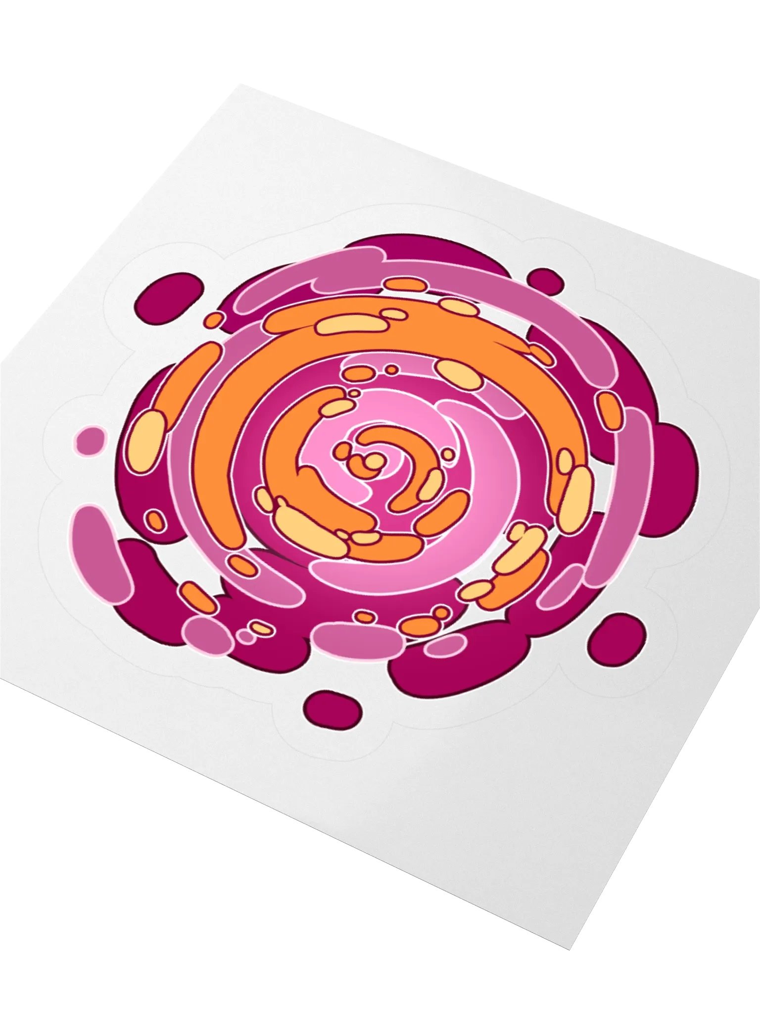 Time Warp Sticker (Lesbian Pride Flag) product image (3)