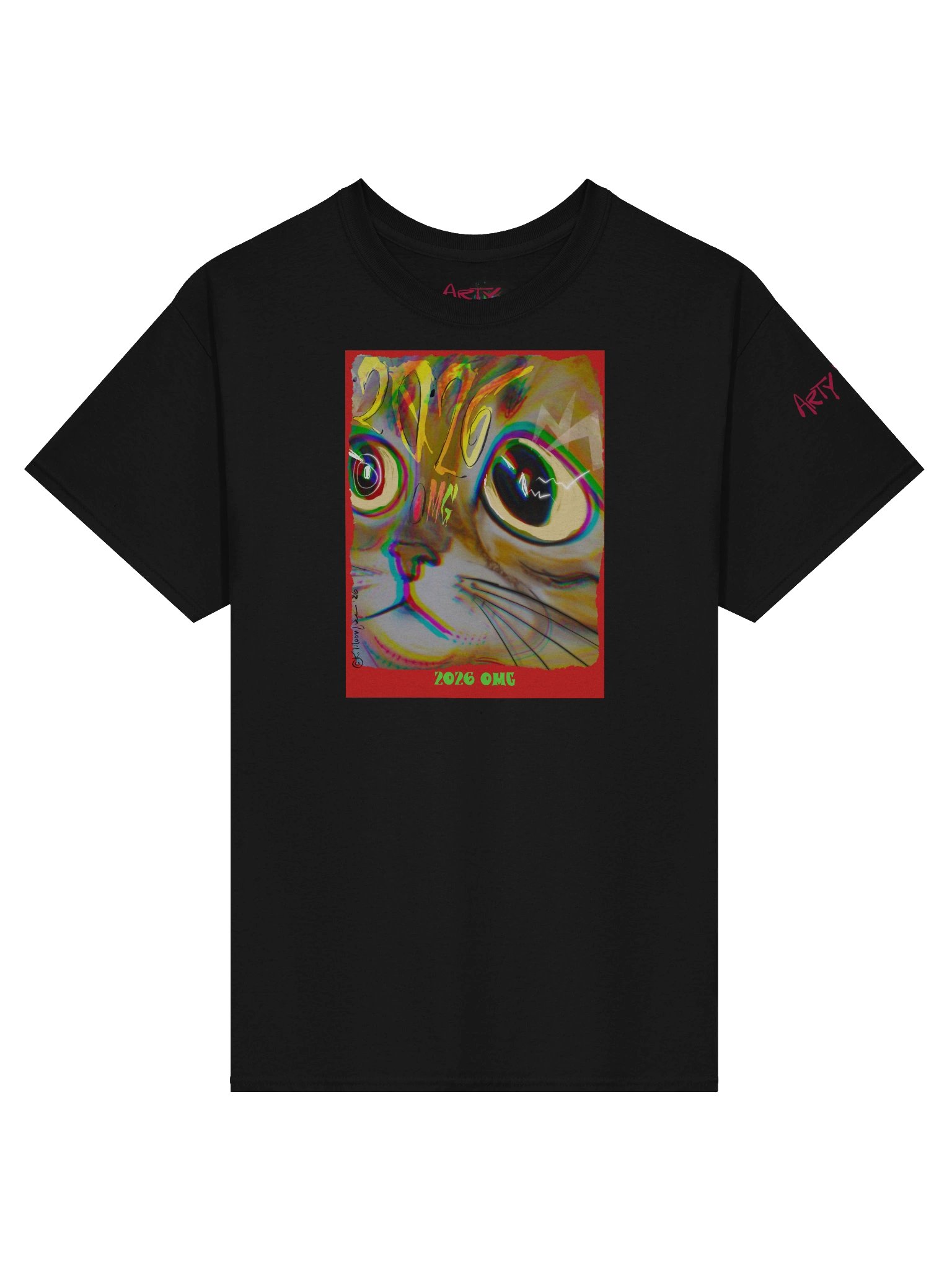 ArtyWear Tee of the Month - Jan '26 '2026 OMG' product image (2)