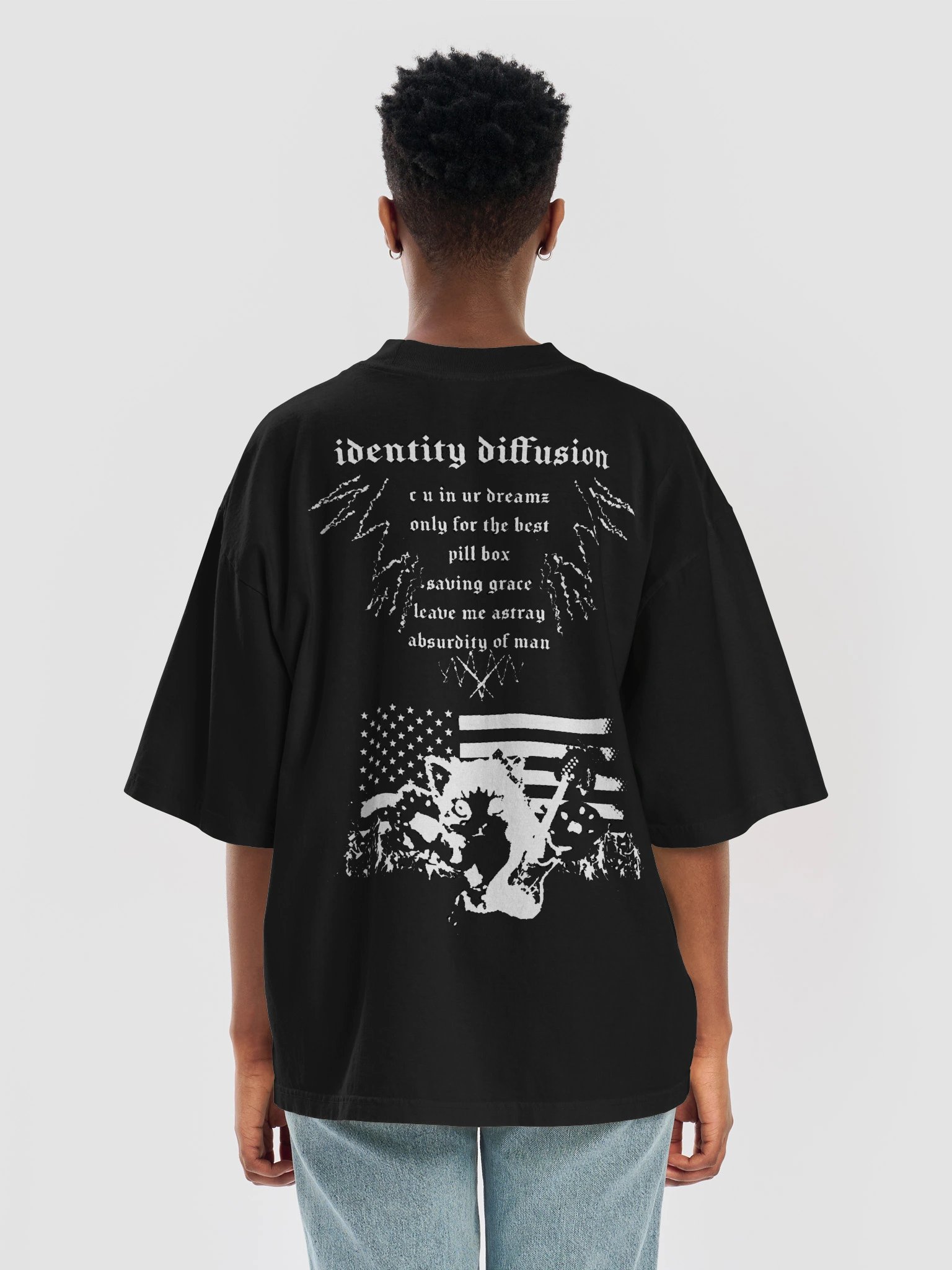 Zombiwebz "identity diffusion" Tee product image (10)