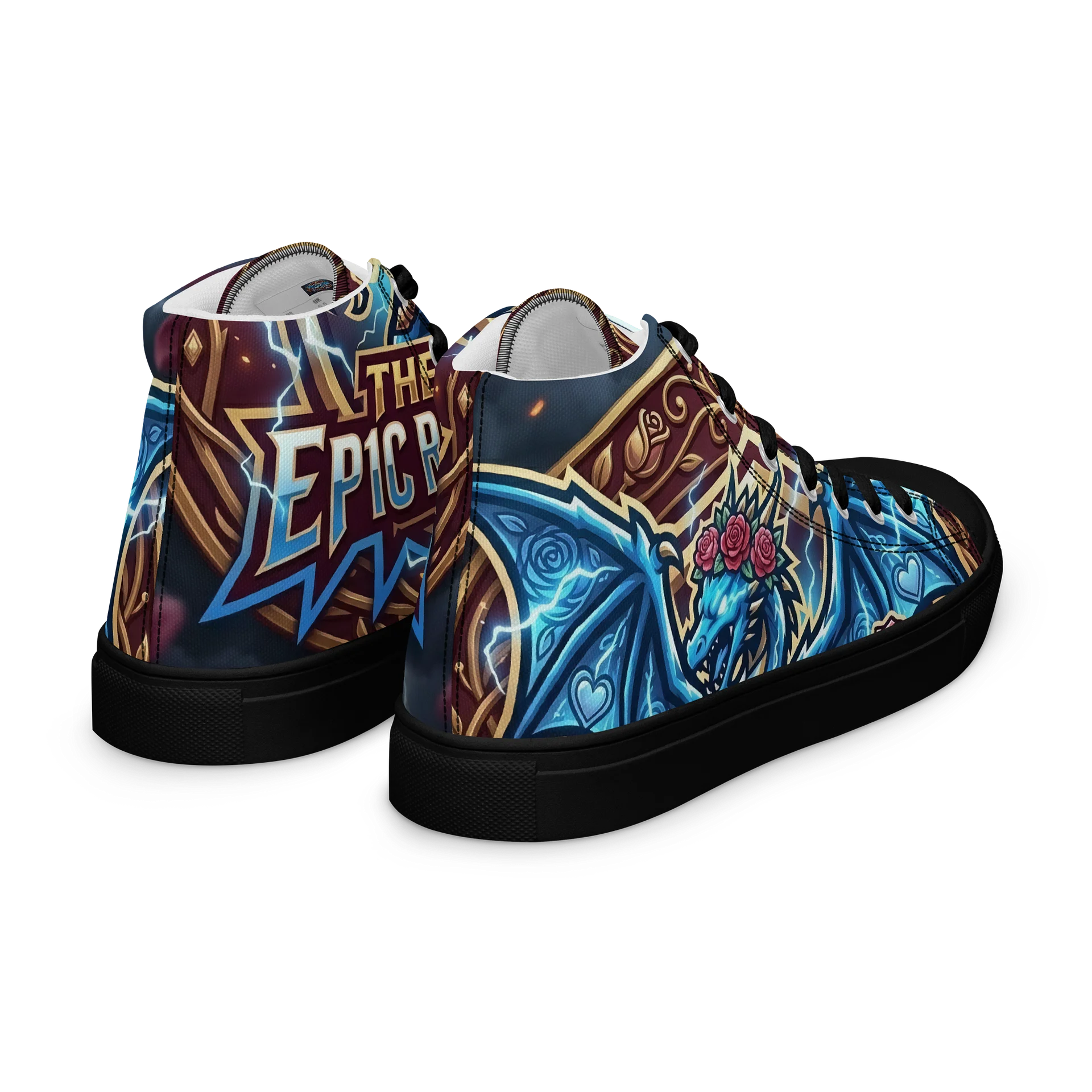 TheRealEp1cRosePlays “Fusion Legacy” Men’s High-Top Sneakers product image (7)