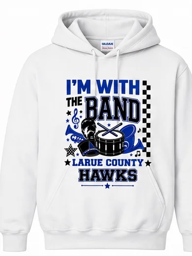 Im With the Band Gildan Blend Hoodie product image (3)