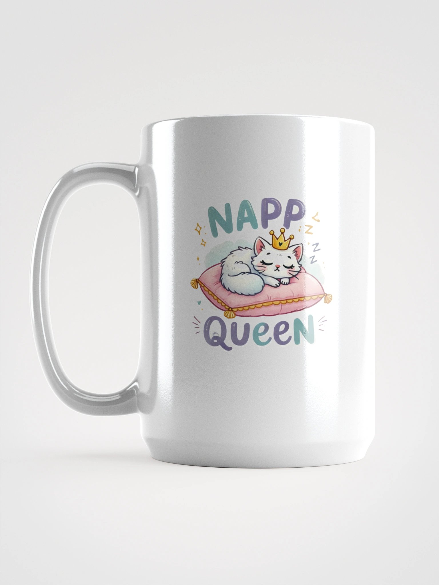 Napping Queen Cat Mug product image (6)