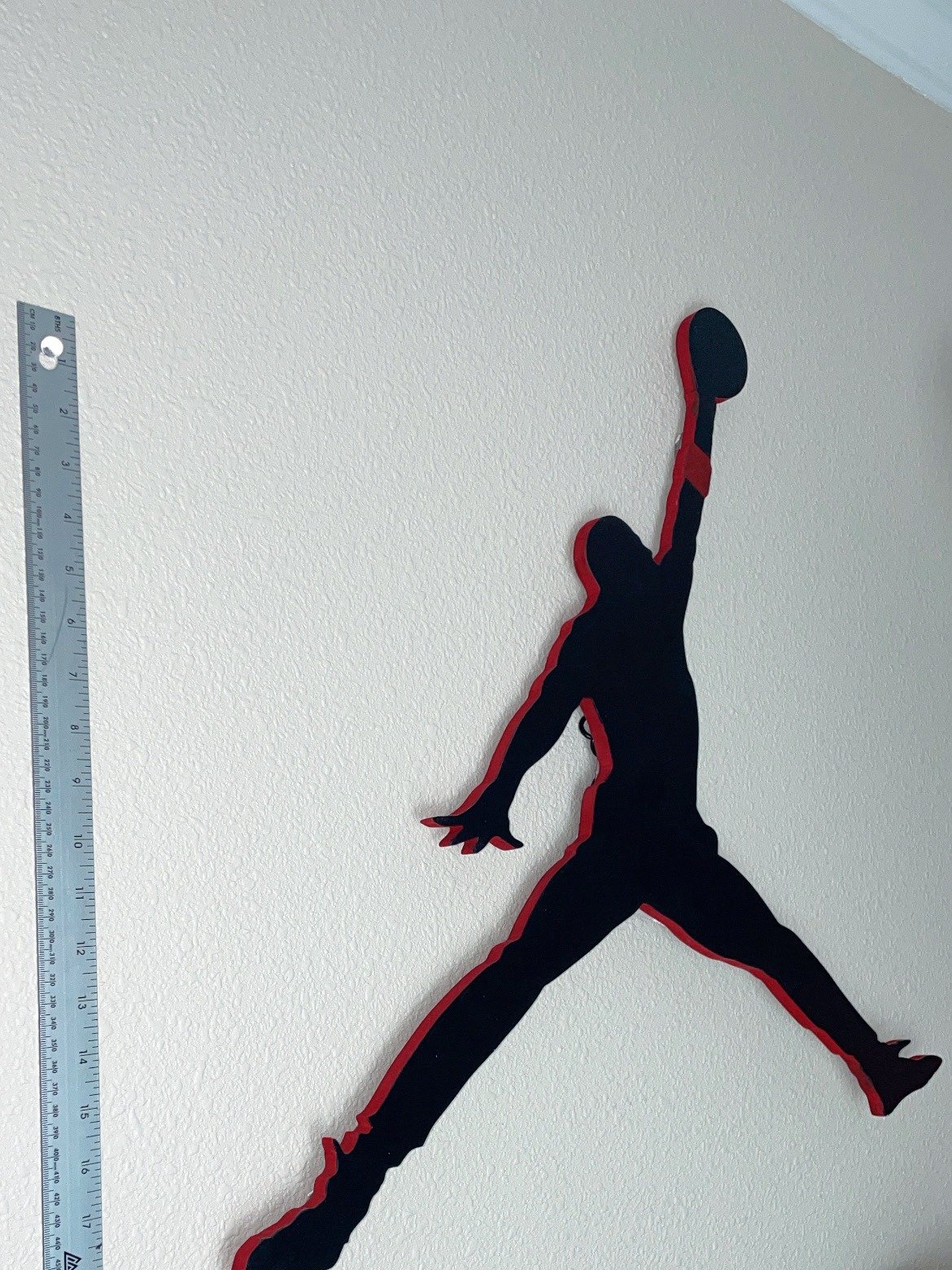 Michael Jordan Wood Wall Art Piece | Handmade | Illuminating product image (6)