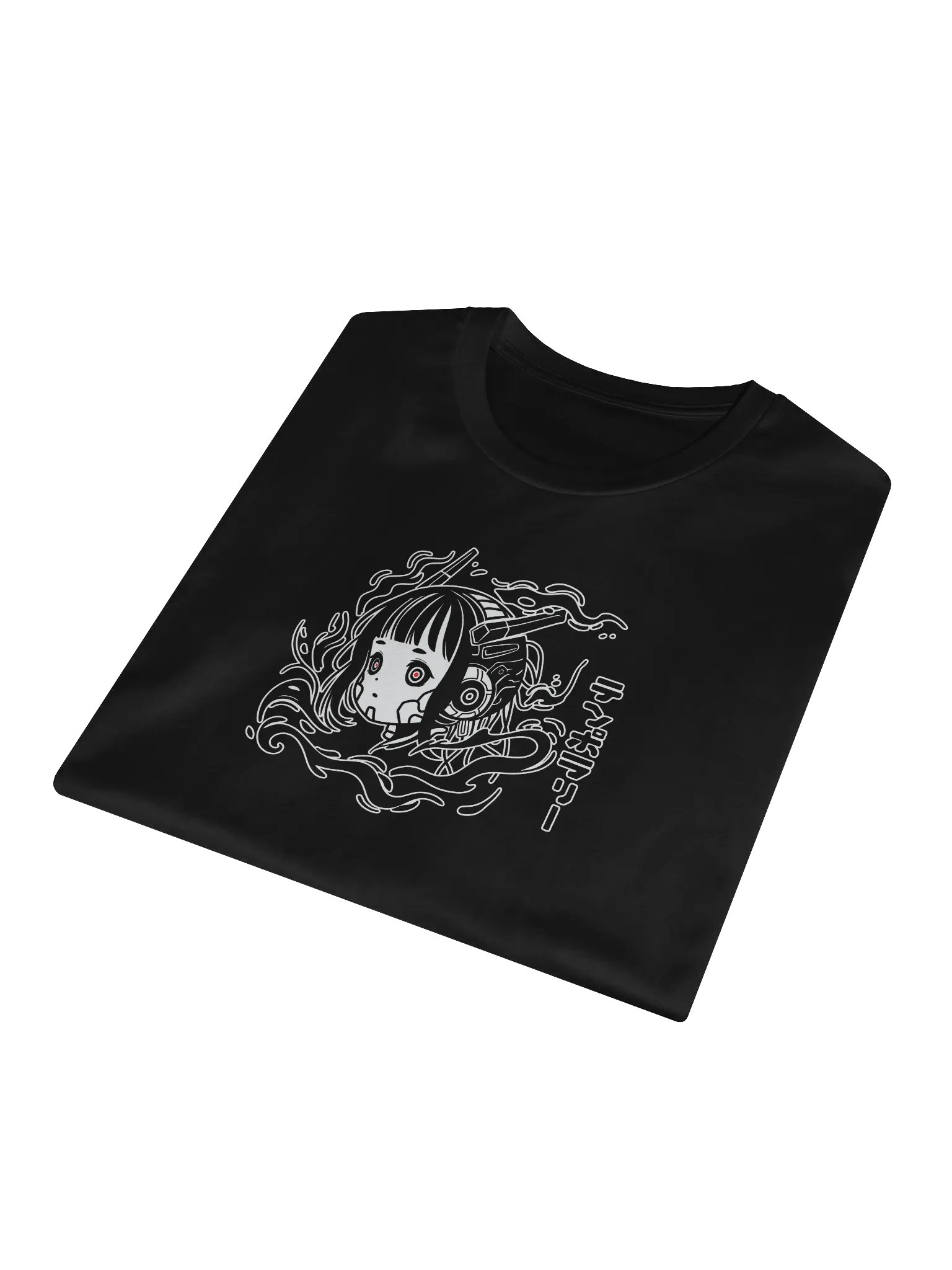 Cyber Girl Shirt blk product image (4)