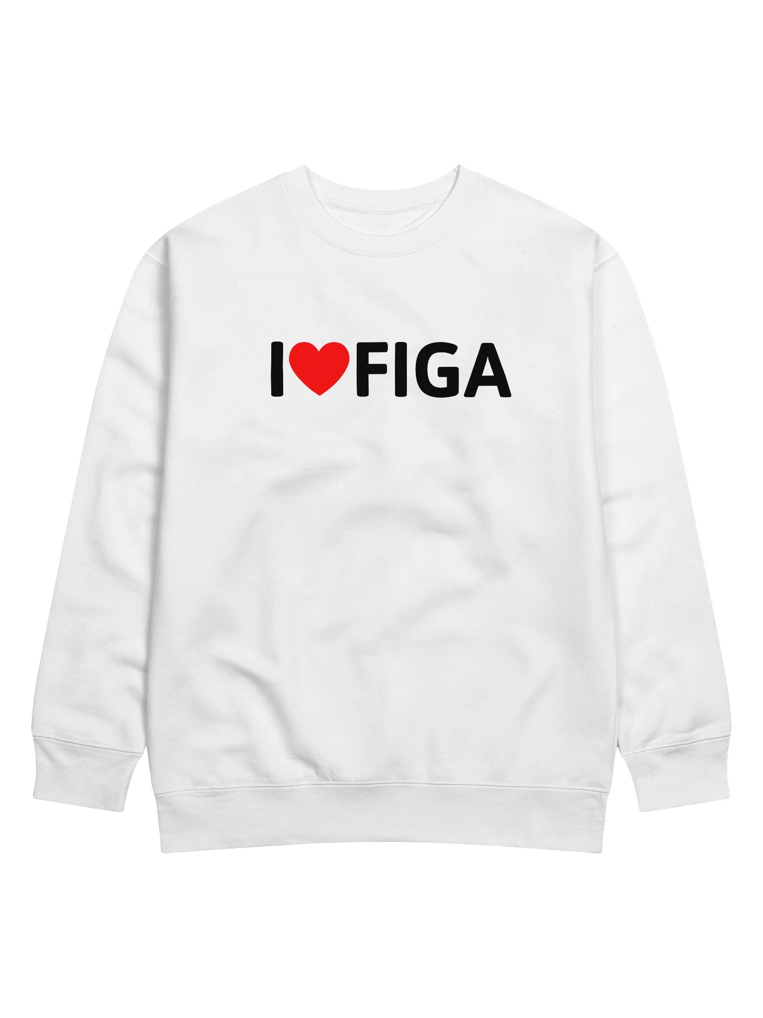 i ❤️ FIGA crewneck white product image (1)