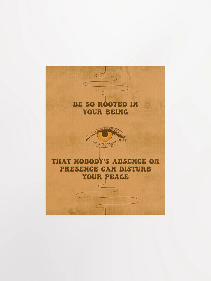 Matte Poster - Rooted in Being product image (1)