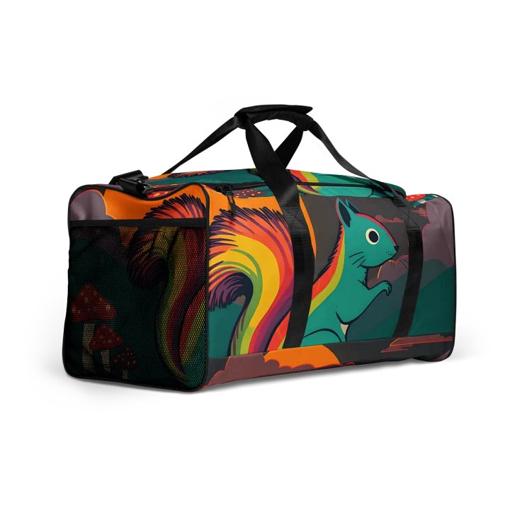 Rainbow Squirrel All-Over Duffle Bag product image (2)