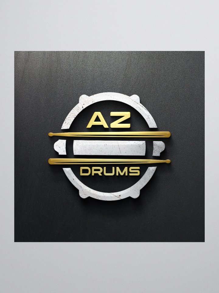 AZDrums Square Sticker product image (2)