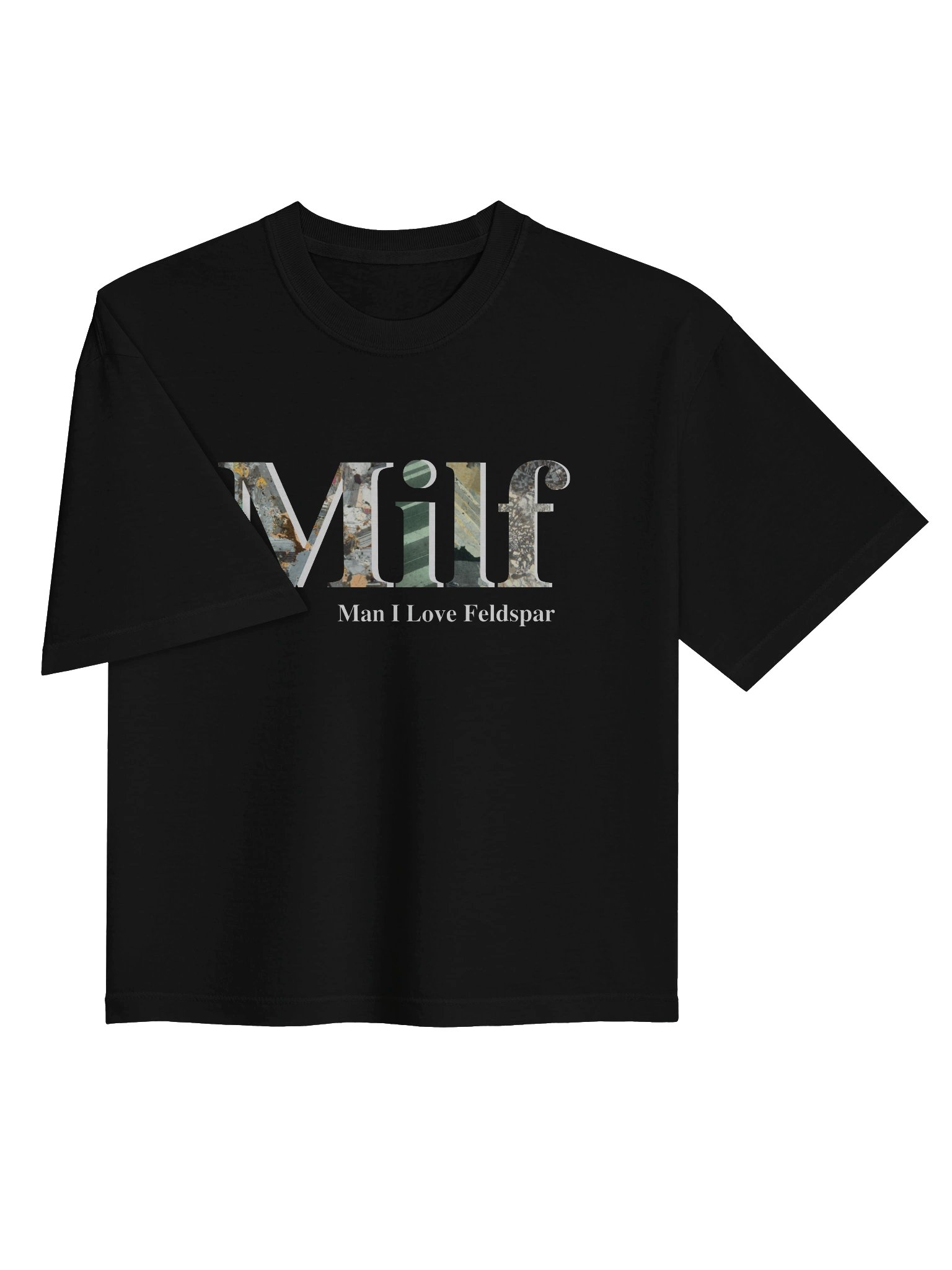 Milf Text only boxy tee product image (3)