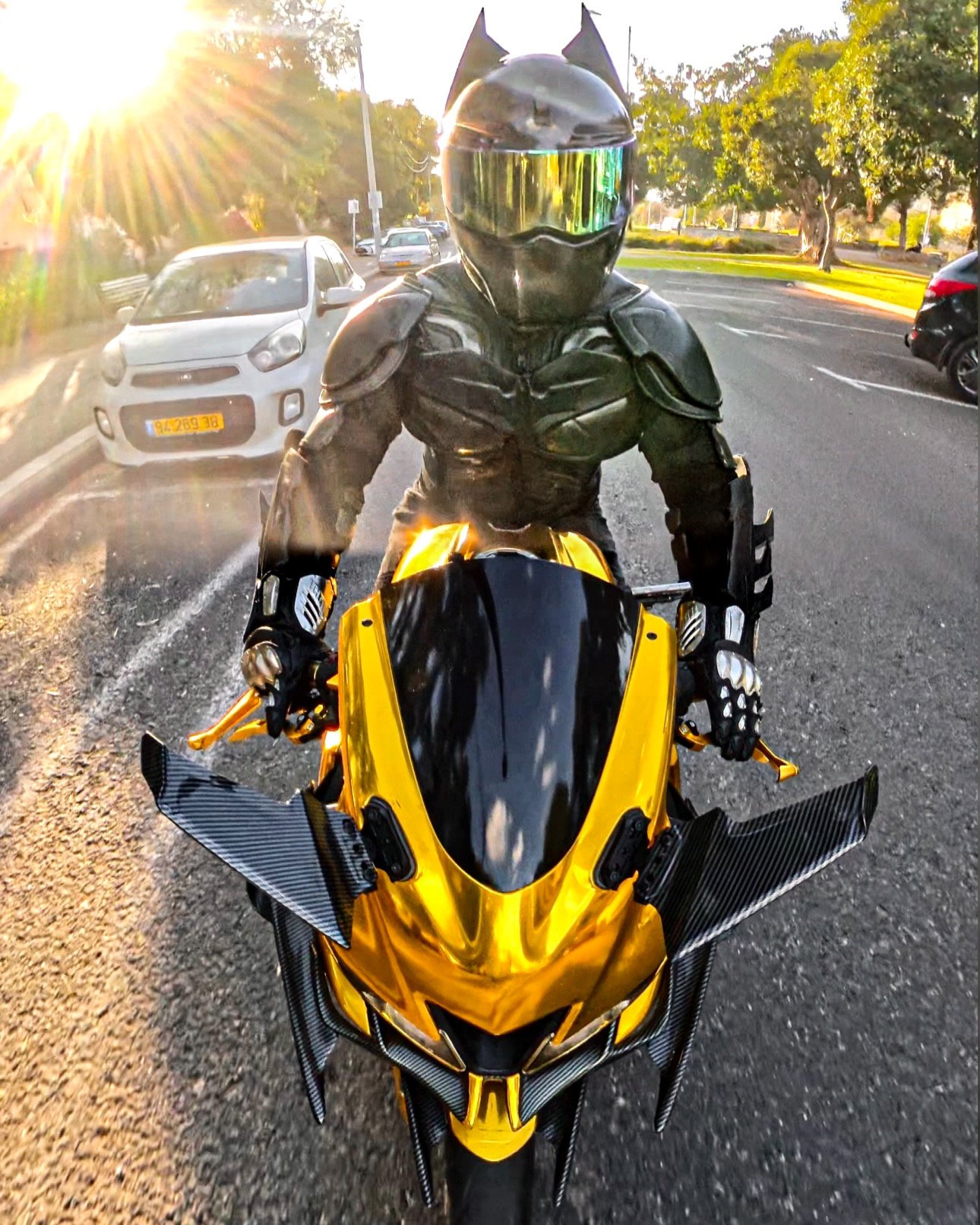 Batman Biker moto suit (motorcycle armor, gear, protection, equipment, ) product image (11)