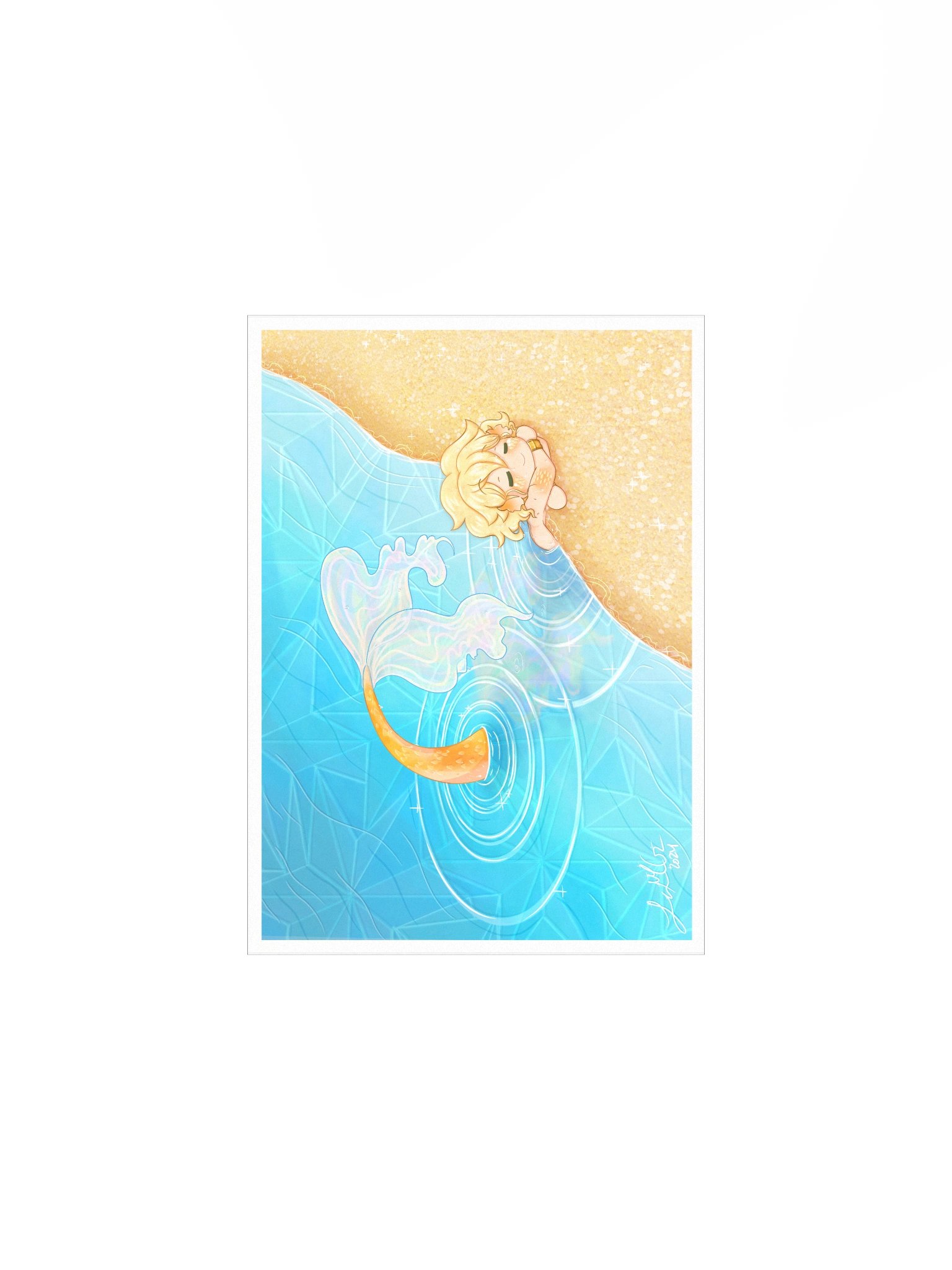 Sparkling Surf Print product image (2)
