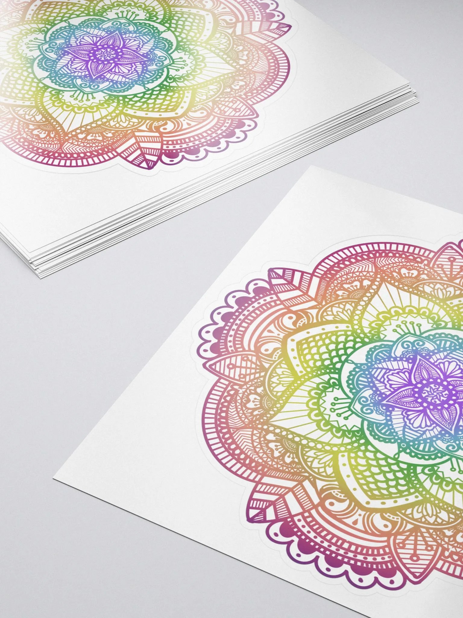 Rainbow Mandala Sticker product image (5)