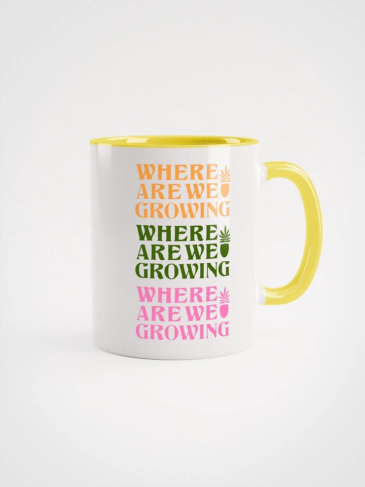 Where Are We Growing Repeating Pattern Mug product image (2)