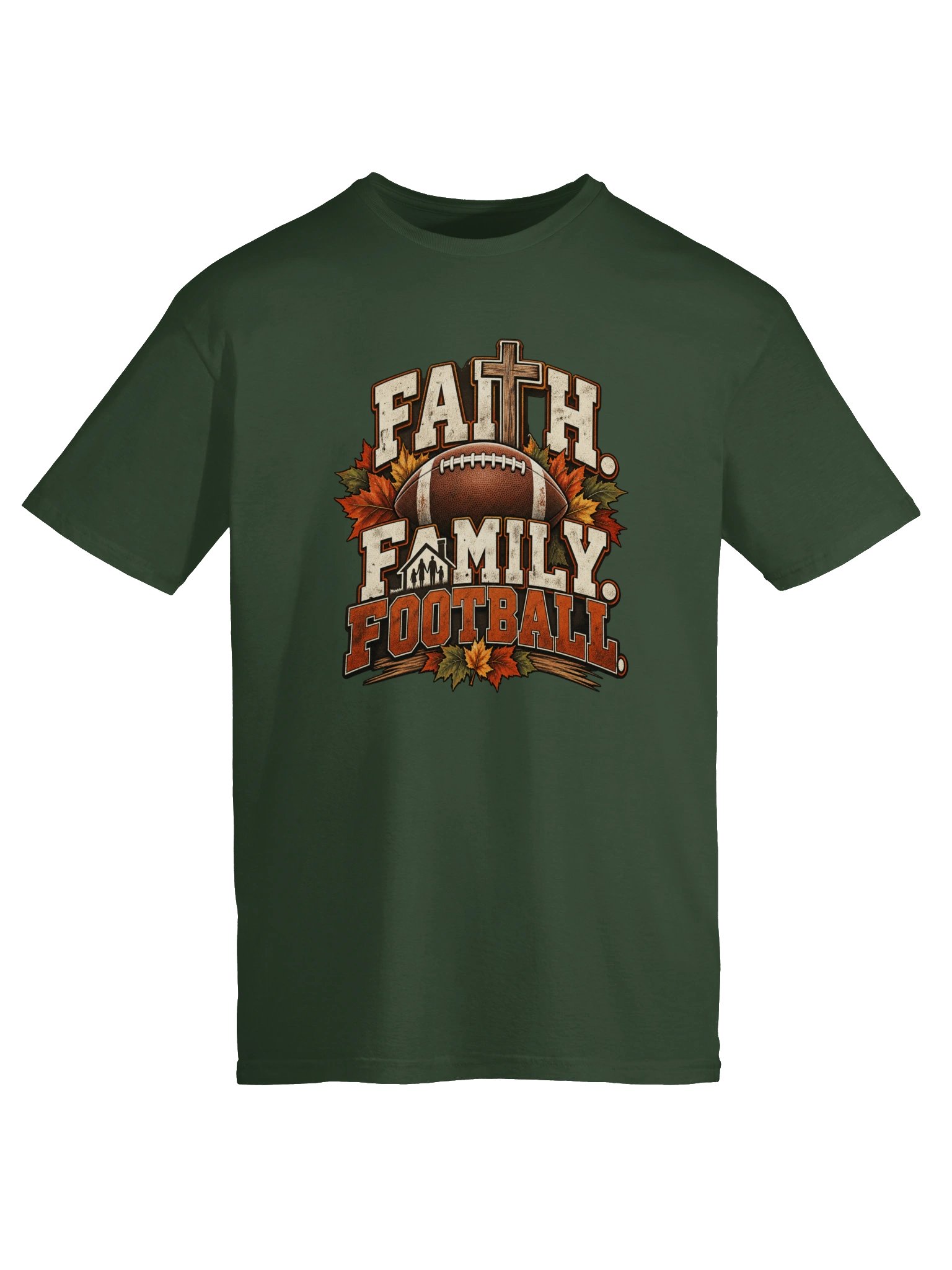 Faith, Family & Football Tee | Joshua 24:15 product image (35)