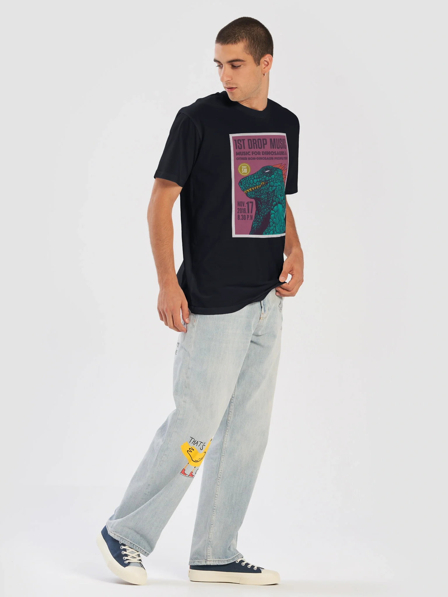 1st Drop Music For Dinosaurs T-shirt