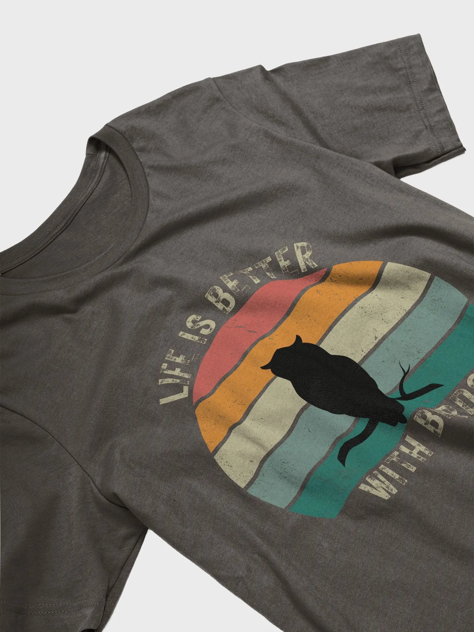 Sunset Silhouette Owl T-Shirt product image (2)
