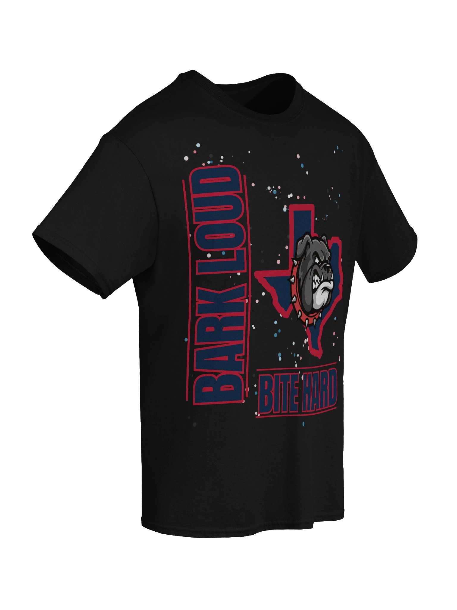 Bark Loud Spirit Tee - Red on Blue [READ DESCRIPTION FOR CUSTOMIZATION] product image (68)