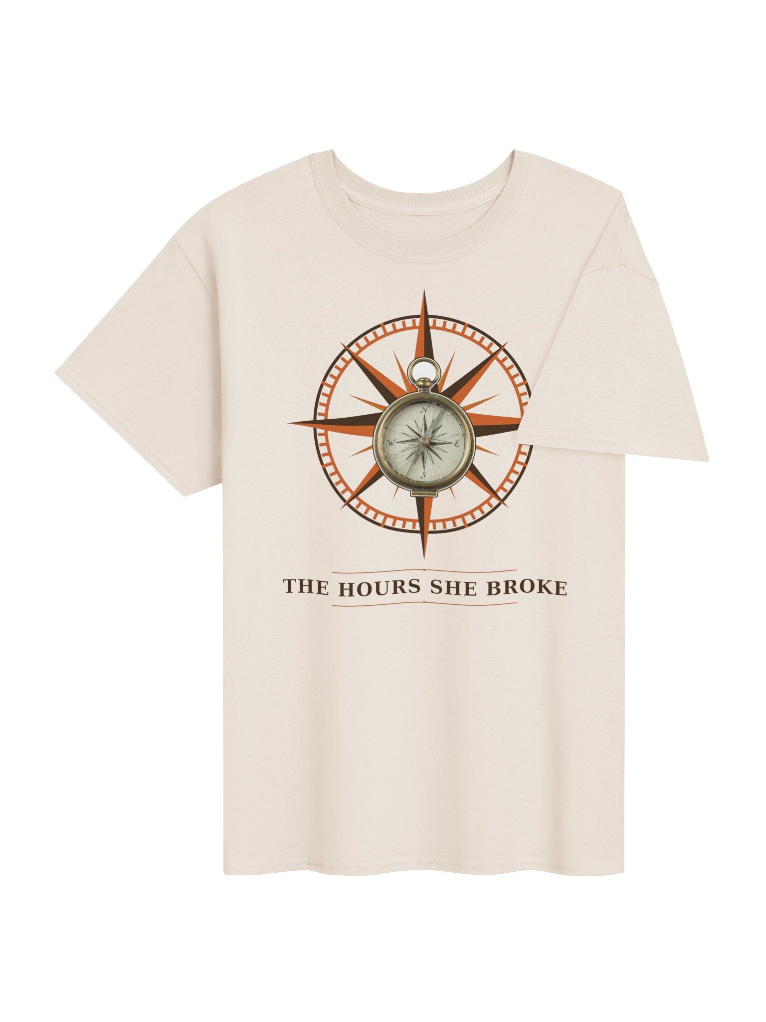 The Hours She Broke — Tee (Natural / Gold) product image (7)