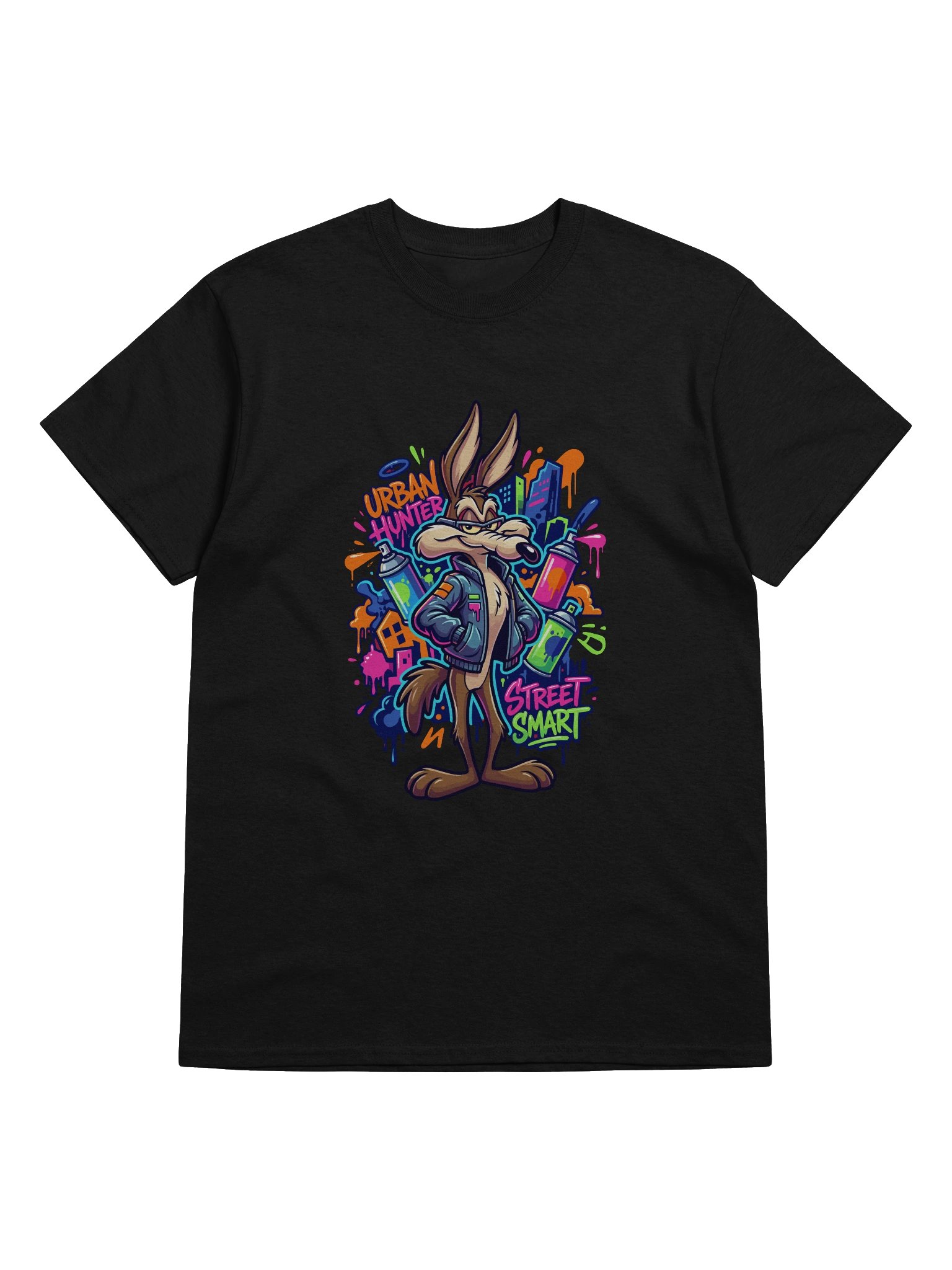 Wile E. Coyote graffiti t-shirt product image (40)