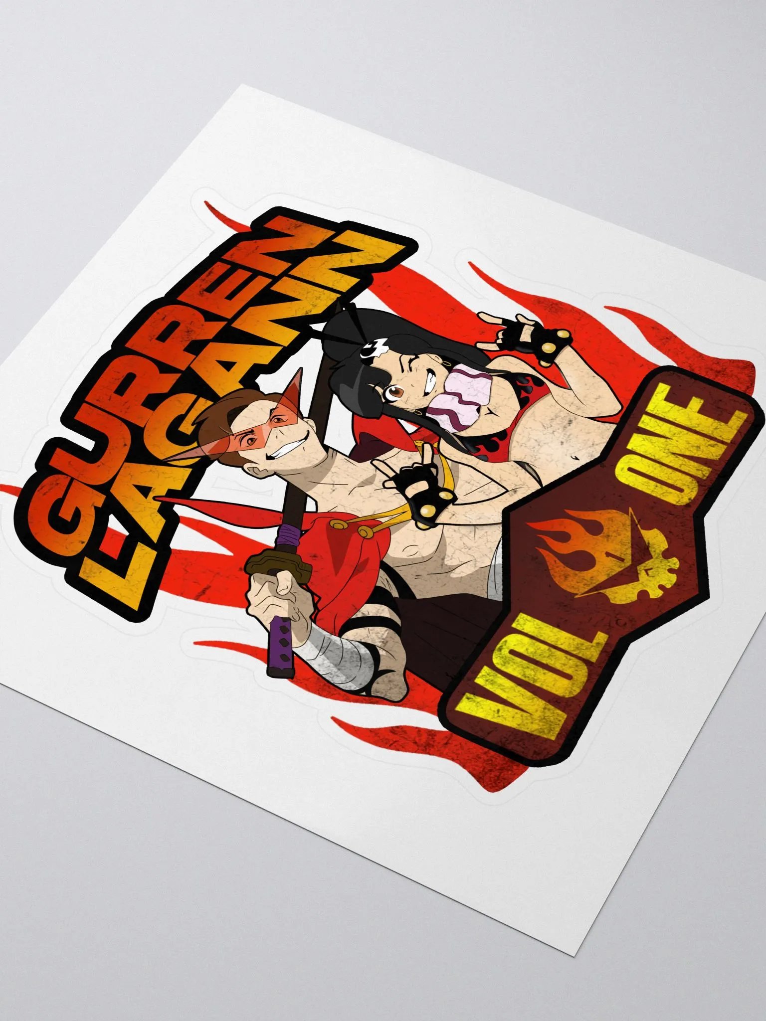 V1 Gurren Lagann Sticker product image (3)
