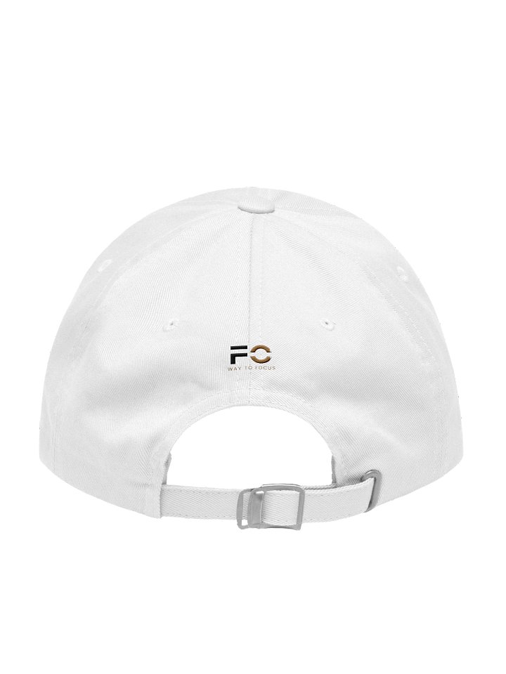 FOCUS Dad Hat — White product image (2)