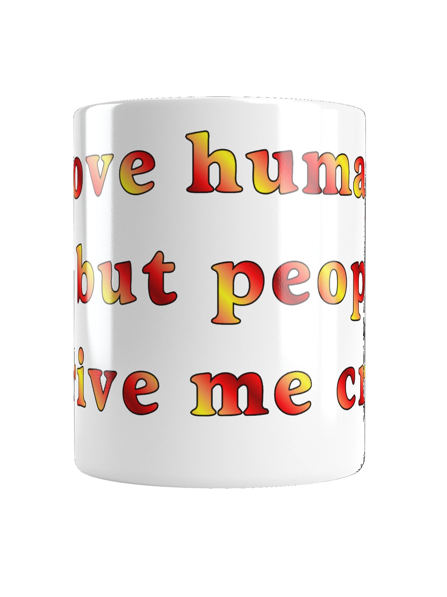 I Luv Humanity White Mug product image (17)