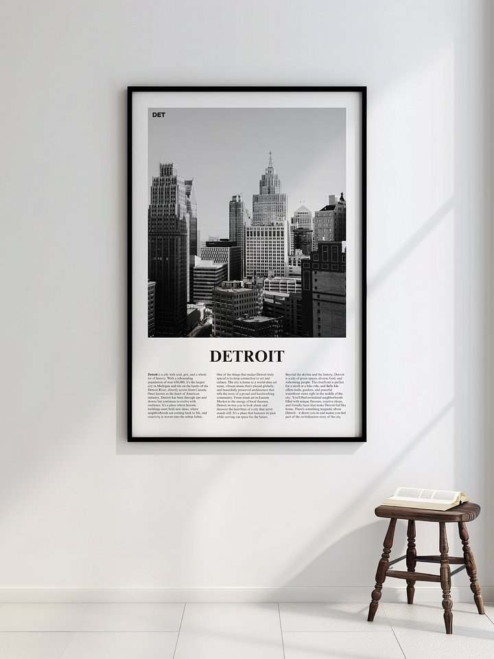 Detroit 02 Newspaper Poster product image (2)